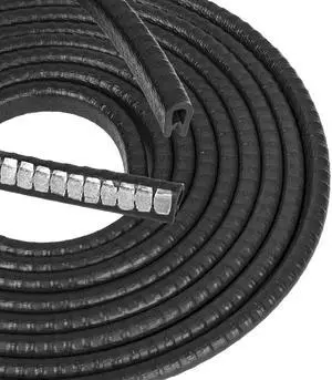 Trim Black Small, Fits Edge 1/16 to 1/8 Inch, Length 10 Feet (3 Meter) Trim Black Small, Fits Edge 1/16 to 1/8 Inch, Length 10 Feet (3 Meter)