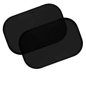 Car Window Shades for Baby 19 x 12 (2 Pack) Cling, Blocks 99.98% UVR, Sun Shade Blocker, Glare Shield Protection, Side Car Window Screens, Mesh Window Shades for Baby, Black Car Window Shades for Baby 19 x 12 (2 Pack) Cling, Blocks 99.98% UVR, Sun Shade Blocker, Glare Shield Protection, Side Car Window Screens, Mesh Window Shades for Baby, Black