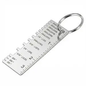 Metal Sheet Thickness Gauge Stainless Steel Wire Size Gauge Tool | Double Sided Thickness Measuring Welding Tool Plated Size Inspection Tool Metal Sheet Thickness Gauge Stainless Steel Wire Size Gauge Tool | Double Sided Thickness Measuring Welding Tool Plated Size Inspection Tool