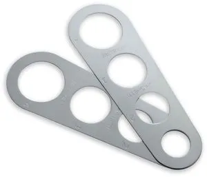 Stainless Steel Spaghetti Measurer Tool Quick Pasta Measuring Tool for Kitchen Cooking Tool (Silver, 2pcs) Stainless Steel Spaghetti Measurer Tool Quick Pasta Measuring Tool for Kitchen Cooking Tool (Silver, 2pcs)