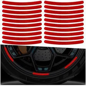 22PCS Car Wheel Stripe Reflective Stickers (Red) | Anti-Scratch Rim Decals for Vehicles, Night Safety Warning Tape Decal, Car Wheel Decorative Stripe Stickers for Most Cars 22PCS Car Wheel Stripe Reflective Stickers (Red) | Anti-Scratch Rim Decals for Vehicles, Night Safety Warning Tape Decal, Car Wheel Decorative Stripe Stickers for Most Cars