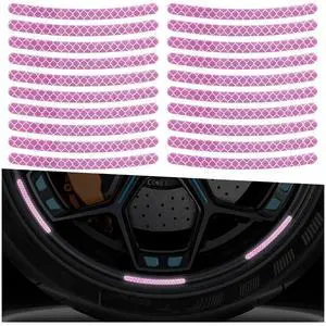 23PCS Car Wheel Stripe Reflective Stickers (Neon Pink) | Anti-Scratch Rim Decals for Vehicles, Night Safety Warning Tape Decal, Car Wheel Decorative Stripe Stickers for Most Cars 23PCS Car Wheel Stripe Reflective Stickers (Neon Pink) | Anti-Scratch Rim Decals for Vehicles, Night Safety Warning Tape Decal, Car Wheel Decorative Stripe Stickers for Most Cars
