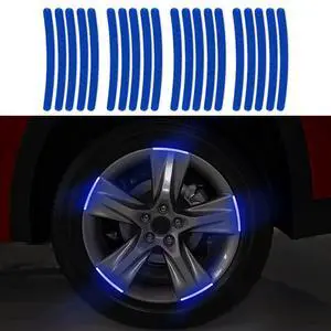 Car Wheel Reflective Decorative Strip, Night Safety Warning Stickers, 20PCS | Anti-Scratch Rim Decals for Cars, Motorcycles, Bicycles, Automotive Exterior Tire Rims Sticker Accessories Car Wheel Reflective Decorative Strip, Night Safety Warning Stickers, 20PCS | Anti-Scratch Rim Decals for Cars, Motorcycles, Bicycles, Automotive Exterior Tire Rims Sticker Accessories