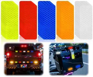 100pcs Reflective Stickers Hi Vis Reflective Tape Outdoor Waterproof Reflective Strips for Bikes Car Trailer Motorcycle Helmet Backpack Mailbox Scooter Golf Cart Clothing Post Red Yellow (100pcs) 100pcs Reflective Stickers Hi Vis Reflective Tape Outdoor Waterproof Reflective Strips for Bikes Car Trailer Motorcycle Helmet Backpack Mailbox Scooter Golf Cart Clothing Post Red Yellow (100pcs)