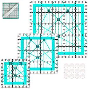 3 Quilting Square Ruler Quilting Templates(2.5"X2.5", 3.5"X3.5", 5"X5") | Quilting Rulers Acrylic Rulers Fabric Cutting Ruler for Quilting and Sewing 3 Quilting Square Ruler Quilting Templates(2.5"X2.5", 3.5"X3.5", 5"X5") | Quilting Rulers Acrylic Rulers Fabric Cutting Ruler for Quilting and Sewing