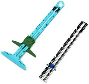 Sewing Gauge Sewing Measuring Tool, 5-in-1 Sliding Gauge Measuring Sewing Ruler Sewing Gauge Sewing Measuring Tool, 5-in-1 Sliding Gauge Measuring Sewing Ruler