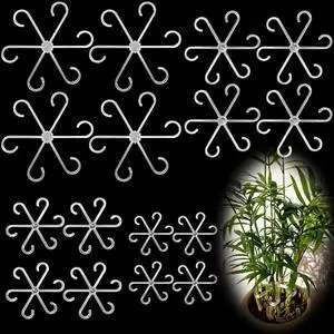 16pcs Upgraded Plant Stem Support, Transparent Plant Support for Indoor Plants, 4 Sizes Climbing Houseplant Stem Holders, Reusable Plant Stabilizer, Indoor Plants Accessories 16pcs Upgraded Plant Stem Support, Transparent Plant Support for Indoor Plants, 4 Sizes Climbing Houseplant Stem Holders, Reusable Plant Stabilizer, Indoor Plants Accessories