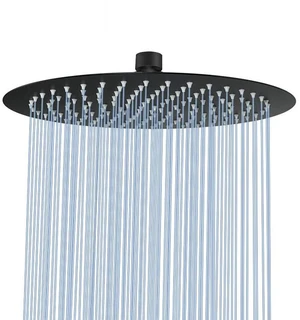 Rain Shower Head, Ultra-Thin Design-Pressure Boosting, Awesome Some Experience, High Flow Stainless Steel Rainfall Head (12 Inch, Matte Black) Rain Shower Head, Ultra-Thin Design-Pressure Boosting, Awesome Some Experience, High Flow Stainless Steel Rainfall Head (12 Inch, Matte Black)