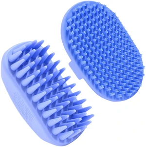 Dog Bath Brush, Easy Wash Scrubber For Bath & Shower, Silicone Brush, 2PACK | Best Dog Scrubber for Bath, Soft Curry Brush For Puppy, Essential Pet Bathing Supplies, Shampoo Brush For Dogs & Cats, 2 P Dog Bath Brush, Easy Wash Scrubber For Bath & Shower, Silicone Brush, 2PACK | Best Dog Scrubber for Bath, Soft Curry Brush For Puppy, Essential Pet Bathing Supplies, Shampoo Brush For Dogs & Cats, 2 P