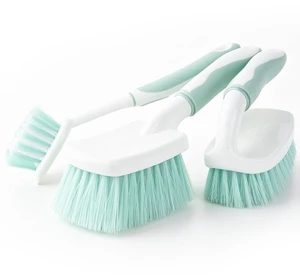 3 Pack Bathroom Scrub Brush Set, HeavyDuty Scrub Brushes for Cleaning | Green Scrubbing Brush with NonSlip Handle and Stiff Bristles for Cleaning Floor, Bathtub, Tub, Tile, Gap, Kitchen, Sink 3 Pack Bathroom Scrub Brush Set, HeavyDuty Scrub Brushes for Cleaning | Green Scrubbing Brush with NonSlip Handle and Stiff Bristles for Cleaning Floor, Bathtub, Tub, Tile, Gap, Kitchen, Sink