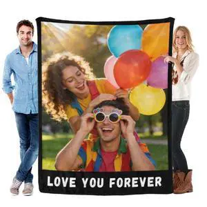 YangJT Custom Photo Flannel Fleece Blanket, Personalized Soft Throw Blanket for Couch, Ideal Gift for Birthday Valentine's Day Mother's Day - Perfect for Family Friends Lover (50 x 60 in) YangJT Custom Photo Flannel Fleece Blanket, Personalized Soft Throw Blanket for Couch, Ideal Gift for Birthday Valentine's Day Mother's Day - Perfect for Family Friends Lover (50 x 60 in)