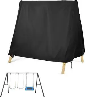 118"L x78"W x78"H Outdoor Swing Cover, Waterproof Heavy-Duty Patio Cover for A-Frame Swing Set, Porch Glider, Hammock & Swing Stand 118"L x78"W x78"H Outdoor Swing Cover, Waterproof Heavy-Duty Patio Cover for A-Frame Swing Set, Porch Glider, Hammock & Swing Stand