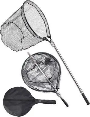 70-94 Inch Telescopic Fishing Landing Net Heavy Duty Aluminum Alloy Handle Non-Snag Rubber Coated Mesh Portable Large Fishing Net for Freshwater Saltwater Boat Fishing 70-94 Inch Telescopic Fishing Landing Net Heavy Duty Aluminum Alloy Handle Non-Snag Rubber Coated Mesh Portable Large Fishing Net for Freshwater Saltwater Boat Fishing