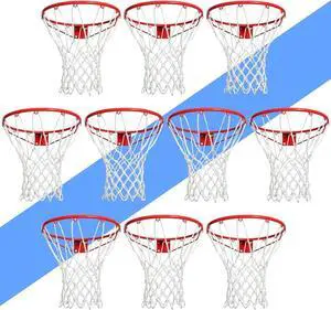 Heavy Duty Basketball Net Replacement 7.16 oz, 12 Loops All Weather Anti-Whip for Standard Outdoor Basketball Hoop, 21 Inches Length Heavy Duty Basketball Net Replacement 7.16 oz, 12 Loops All Weather Anti-Whip for Standard Outdoor Basketball Hoop, 21 Inches Length