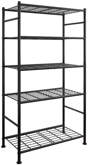 5 Tier Heavy Duty Metal Storage Shelving Unit with Leveling Feet, 33.0" W x 12.6" D x 72.0" H Organizer for Garage Pantry Kitchen Closet Use 5 Tier Heavy Duty Metal Storage Shelving Unit with Leveling Feet, 33.0" W x 12.6" D x 72.0" H Organizer for Garage Pantry Kitchen Closet Use