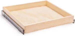 32"W x 21"D x 3"H Soft Close Pull Out Cabinet Drawer, Fully Assembled Solid Wood Slide Out Organizer, Heavy Duty Full Extension Drawer for Kitchen Cabinet Bottom and Side Installation 32"W x 21"D x 3"H Soft Close Pull Out Cabinet Drawer, Fully Assembled Solid Wood Slide Out Organizer, Heavy Duty Full Extension Drawer for Kitchen Cabinet Bottom and Side Installation