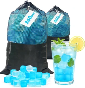720 Pack BPA-Free Reusable Plastic Ice Cubes, Quick Freeze Refreezable Square Ice Cubes, No Dilution Cooling Cubes for Drinks Lunch Boxes Coolers Outdoor Picnic and Ice Bath Use 720 Pack BPA-Free Reusable Plastic Ice Cubes, Quick Freeze Refreezable Square Ice Cubes, No Dilution Cooling Cubes for Drinks Lunch Boxes Coolers Outdoor Picnic and Ice Bath Use