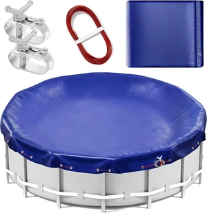 21 FT Round Winter Pool Cover for Above Ground Pools, Ultra Thick UV & Cold Resistant (Down to -10°F), Durable Above-Ground Pool Cover with Steel-Core Cable 21 FT Round Winter Pool Cover for Above Ground Pools, Ultra Thick UV & Cold Resistant (Down to -10°F), Durable Above-Ground Pool Cover with Steel-Core Cable