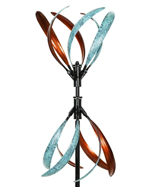 Wind Spinners Outdoor Metal Large Wind Spinner with Stake for Yard and Garden, Garden Wind Sculptures & Spinners, Ideal Gift for Family (13'' W x 70.5'' H) Wind Spinners Outdoor Metal Large Wind Spinner with Stake for Yard and Garden, Garden Wind Sculptures & Spinners, Ideal Gift for Family (13'' W x 70.5'' H)