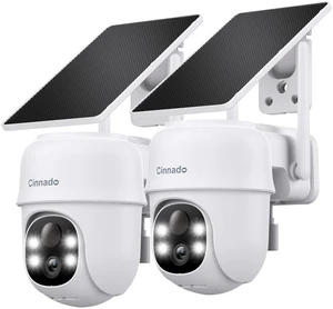 2K Solar Wireless Outdoor Cameras for Home Security White B6 2Pack | 2.4Ghz Wi-Fi Security Camera with Auto Tracking for Farms/Garages, AI Detection, Spotlight Color Night Vision, Instant Alerts 2K Solar Wireless Outdoor Cameras for Home Security White B6 2Pack | 2.4Ghz Wi-Fi Security Camera with Auto Tracking for Farms/Garages, AI Detection, Spotlight Color Night Vision, Instant Alerts
