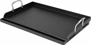 25" x 16" Pre-Seasoned Nonstick Cast Iron Griddle for Gas & Charcoal | Universal Flat Top with Grease Groove, Reinforced Ridges & High Sidewalls, Great for Stove, Parties, Camping & Tailgating 25" x 16" Pre-Seasoned Nonstick Cast Iron Griddle for Gas & Charcoal | Universal Flat Top with Grease Groove, Reinforced Ridges & High Sidewalls, Great for Stove, Parties, Camping & Tailgating
