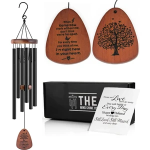 The Wind Chime CO Memorial Wind Chimes, Sympathy Wind Chimes Gift for The Loss of A Loved one, Home Decor Outdoor Garden, Soothing Melodic Tones with Mute Option. The Wind Chime CO Memorial Wind Chimes, Sympathy Wind Chimes Gift for The Loss of A Loved one, Home Decor Outdoor Garden, Soothing Melodic Tones with Mute Option.