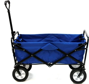 Mac Sports Heavy Duty Steel Frame Collapsible Folding 150 Pound Capacity Outdoor Camping Garden Utility Wagon Yard Cart, Blue Mac Sports Heavy Duty Steel Frame Collapsible Folding 150 Pound Capacity Outdoor Camping Garden Utility Wagon Yard Cart, Blue