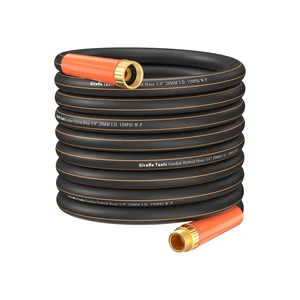 Garden Hose 75ft x 3/4" | Heavy Duty 3/4 Inch Water Hose, Flexible, Hybrid Lightweight Hose, Male to Female Fittings, Burst 600 PSI Garden Hose 75ft x 3/4" | Heavy Duty 3/4 Inch Water Hose, Flexible, Hybrid Lightweight Hose, Male to Female Fittings, Burst 600 PSI