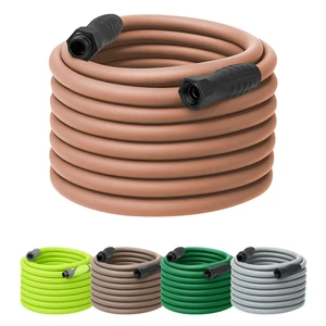Colors SwivelGrip Garden Hose 5/8 in. x 100 ft., Lightweight All-Weather Water Hose, Durable and Flexible, Leak-Free Connections, Red Clay Colors SwivelGrip Garden Hose 5/8 in. x 100 ft., Lightweight All-Weather Water Hose, Durable and Flexible, Leak-Free Connections, Red Clay