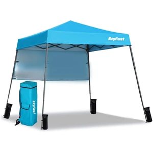 Ultra Compact Backpack Canopy, Pop Up Shelter, Portable Sports Cabana, 7.5 x 7.5 ft Base / 6 x 6 ft top for Hiking, Camping, Fishing, Picnic, Family Outings Ultra Compact Backpack Canopy, Pop Up Shelter, Portable Sports Cabana, 7.5 x 7.5 ft Base / 6 x 6 ft top for Hiking, Camping, Fishing, Picnic, Family Outings