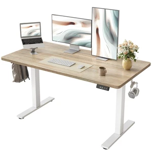 48 X 24 Inch Height Adjustable Electric Standing Desk, Maple | Smooth Height Adjustment, 2 Memory Presets, One-Touch Control, Stable Steel Frame, 176 lbs Capacity, Easy Assembly 48 X 24 Inch Height Adjustable Electric Standing Desk, Maple | Smooth Height Adjustment, 2 Memory Presets, One-Touch Control, Stable Steel Frame, 176 lbs Capacity, Easy Assembly