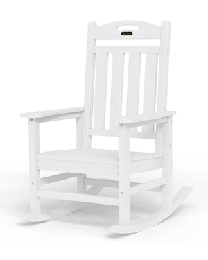 Outdoor Rocking Chair, HDPE Patio Rocking Chair, All Weather,White | Relax in Every Gentle Rock,Create Comfort Wherever You Love,Enjoy Your Me Time,Withstand Changing Seasons,Timeless Style Outdoor Rocking Chair, HDPE Patio Rocking Chair, All Weather,White | Relax in Every Gentle Rock,Create Comfort Wherever You Love,Enjoy Your Me Time,Withstand Changing Seasons,Timeless Style
