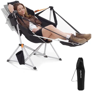 Hammock Chair with Footrest, Heavy Duty Swinging Chairs 400lbs | Folding Hammock Camping Chair, Oversized Rocking Chair with Cup Holder, Portable Camp Chairs for Outdoor Beach Lawn RV Sports Hammock Chair with Footrest, Heavy Duty Swinging Chairs 400lbs | Folding Hammock Camping Chair, Oversized Rocking Chair with Cup Holder, Portable Camp Chairs for Outdoor Beach Lawn RV Sports