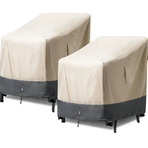 2 PCS Outdoor Patio Chair Covers Waterproof, 40" W x 40" D x 36" H | For Outdoor Large Deep Seat Chair Lounge Chair, Heavy Duty Rip-stop Fabric with Air Vent, Rain/Snow/UV Resistant, All-Weather 2 PCS Outdoor Patio Chair Covers Waterproof, 40" W x 40" D x 36" H | For Outdoor Large Deep Seat Chair Lounge Chair, Heavy Duty Rip-stop Fabric with Air Vent, Rain/Snow/UV Resistant, All-Weather