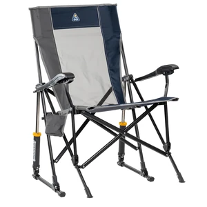 RoadTrip Rocker Camping Chair | Portable, Folding Rocking Chair with Solid, Durable Armrests, Drink Holder & Comfortable Extended Backrest Indigo Blue RoadTrip Rocker Camping Chair | Portable, Folding Rocking Chair with Solid, Durable Armrests, Drink Holder & Comfortable Extended Backrest Indigo Blue