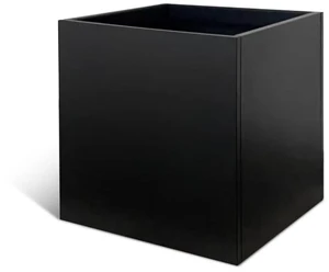 Galvanized Steel Planter Box 16Inch, Black, Metal Square Planter | Indoor, Outdoor, Cube, Steel, Heavy Duty, Powder Coating, Modern, Commercial & Residential, for Patio, Yard, Garden Galvanized Steel Planter Box 16Inch, Black, Metal Square Planter | Indoor, Outdoor, Cube, Steel, Heavy Duty, Powder Coating, Modern, Commercial & Residential, for Patio, Yard, Garden