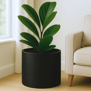 Large Planter for Indoor or Outdoor, Black Matte, 14.6 Inch | UV & Frost Resistant, 70% Lighter than Ceramic, Flower Pot with Drainage Plug, Modern Large Plant Pot for Living Room, Patio Large Planter for Indoor or Outdoor, Black Matte, 14.6 Inch | UV & Frost Resistant, 70% Lighter than Ceramic, Flower Pot with Drainage Plug, Modern Large Plant Pot for Living Room, Patio