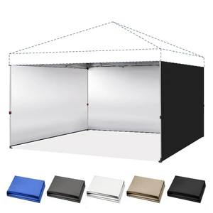 12x12 Canopy Sidewalls for Pop-Up Shelter, Black (Only 4pcs) | Silver-Coated Tent Sidewalls for Pop Up Canopy, Waterproof with UV Protection for Outdoor Events, Tent Not Included 12x12 Canopy Sidewalls for Pop-Up Shelter, Black (Only 4pcs) | Silver-Coated Tent Sidewalls for Pop Up Canopy, Waterproof with UV Protection for Outdoor Events, Tent Not Included