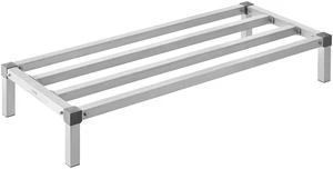Aluminum Dunnage Rack, 48 x 20 Commercial Food Floor Rack, 8 Off the Floor, 1000 lbs Capacity All-Welded Aluminum Storage, for Storage in Restaurants, Kitchens, Garages and Vehicles Aluminum Dunnage Rack, 48 x 20 Commercial Food Floor Rack, 8 Off the Floor, 1000 lbs Capacity All-Welded Aluminum Storage, for Storage in Restaurants, Kitchens, Garages and Vehicles