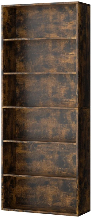 Bookshelf,6-Tier Open Bookcase and Bookshelves,6 Shelf Display Storage Shelves Floor Standing 70.6 inches Tall Bookcase for Home Office, Living Room (Brown) Bookshelf,6-Tier Open Bookcase and Bookshelves,6 Shelf Display Storage Shelves Floor Standing 70.6 inches Tall Bookcase for Home Office, Living Room (Brown)