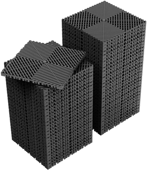 60-Pcs Interlocking Tile, 12" x 12" Indoor/Outdoor Self-Drainage Interlocking Floor Tiles, Non-Slip Heavy-Duty Polypropylene Splicing Flooring Tile for Garage Patio Pool Bathroom, Black 60-Pcs Interlocking Tile, 12" x 12" Indoor/Outdoor Self-Drainage Interlocking Floor Tiles, Non-Slip Heavy-Duty Polypropylene Splicing Flooring Tile for Garage Patio Pool Bathroom, Black