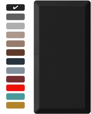 Kitchen Mats for Floor,3/4 inch Thick,24x70 Anti Fatigue Cushioned Mat,Kitchen Rugs,Waterproof,Comfort Ergonomic Standing Mat for Office,Home,Sink with 99+ Pairs of Anti-Slip Bottom Ridges Kitchen Mats for Floor,3/4 inch Thick,24x70 Anti Fatigue Cushioned Mat,Kitchen Rugs,Waterproof,Comfort Ergonomic Standing Mat for Office,Home,Sink with 99+ Pairs of Anti-Slip Bottom Ridges