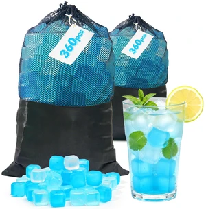 720 Pack Reusable Ice Cubes, Refreezable Plastic Ice Cubes | BPA-Free Ice Cubes for Lunch Boxes, Coolers, without Diluting Drinks for Party Hosts & Outdoor Ice Baths Enthusiasts 720 Pack Reusable Ice Cubes, Refreezable Plastic Ice Cubes | BPA-Free Ice Cubes for Lunch Boxes, Coolers, without Diluting Drinks for Party Hosts & Outdoor Ice Baths Enthusiasts