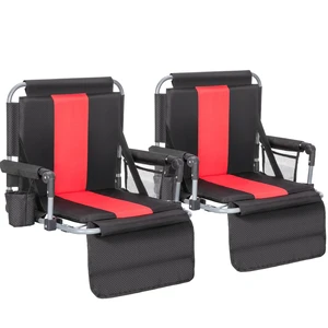Extra Wide Padded Stadium Seats for Bleachers with Back Support | Padded seat ,Universal Hooks,Straps,pockets,Heavy Duty Steel Frame,Cup Holder ,Bleacher Parents,Sports Events Easy Setup Extra Wide Padded Stadium Seats for Bleachers with Back Support | Padded seat ,Universal Hooks,Straps,pockets,Heavy Duty Steel Frame,Cup Holder ,Bleacher Parents,Sports Events Easy Setup