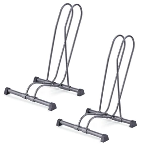 Single Bike Stand Floor Cycle (2-Pack) - Tool-Free Adjustable Bike Racks for Mountain, Fat Tire, Road Bikes, Freestanding Bicycle Rack for Garage Parking Single Bike Stand Floor Cycle (2-Pack) - Tool-Free Adjustable Bike Racks for Mountain, Fat Tire, Road Bikes, Freestanding Bicycle Rack for Garage Parking