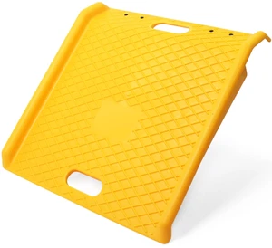 Portable Curb Ramp 1000 lbs Capacity Heavy Duty Polypropylene Loading Ramp for Furniture Dolly Hand Truck and Moving Cart NonSlip Threshold Ramp for Driveway and Steps (50962) Portable Curb Ramp 1000 lbs Capacity Heavy Duty Polypropylene Loading Ramp for Furniture Dolly Hand Truck and Moving Cart NonSlip Threshold Ramp for Driveway and Steps (50962)