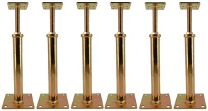 6 PCS House Floor Jacks Post Pole for Leveling, 11" - 16" Height Range, 6 ton Min and Max Height Capacity, Galvanized, 6 Pack 6 PCS House Floor Jacks Post Pole for Leveling, 11" - 16" Height Range, 6 ton Min and Max Height Capacity, Galvanized, 6 Pack