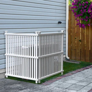 Enclo Wilmington Privacy Screen 2pk, White Vinyl DIY No Dig Kit | 45.5inH x 36.5inW, 2 Panels, ZP19008 Enclo Wilmington Privacy Screen 2pk, White Vinyl DIY No Dig Kit | 45.5inH x 36.5inW, 2 Panels, ZP19008