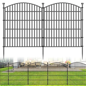 10 Panel No Dig Decorative Garden Fence 32" H x 23.6'L Outdoor Dog Barrier | Rustproof welded metal with deep ground stakes for yards, patios. 10 Panel No Dig Decorative Garden Fence 32" H x 23.6'L Outdoor Dog Barrier | Rustproof welded metal with deep ground stakes for yards, patios.