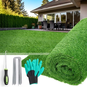 Artificial Grass Turf Outdoor Indoor, 5x10ft Realistic Fake Grass Mat | Synthetic, Easy to Clean, with Drainage, Astro Turf Rug, Grass Carpet for Patio Balcony Garden Lawn Landscape Artificial Grass Turf Outdoor Indoor, 5x10ft Realistic Fake Grass Mat | Synthetic, Easy to Clean, with Drainage, Astro Turf Rug, Grass Carpet for Patio Balcony Garden Lawn Landscape